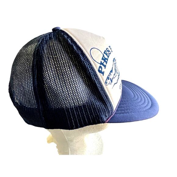 Pikes Peak Colorado Hat Trucker Cap Mesh Adult Snapback Eagle Mountains Blue - Picture 3 of 5